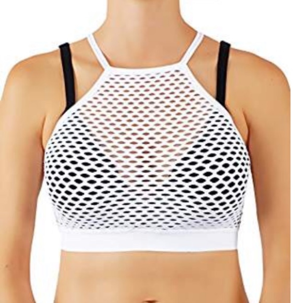 Vesi Star | White mesh Black bra sports yo…